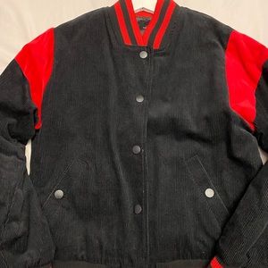 Forever 21 Black and red varsity jacket